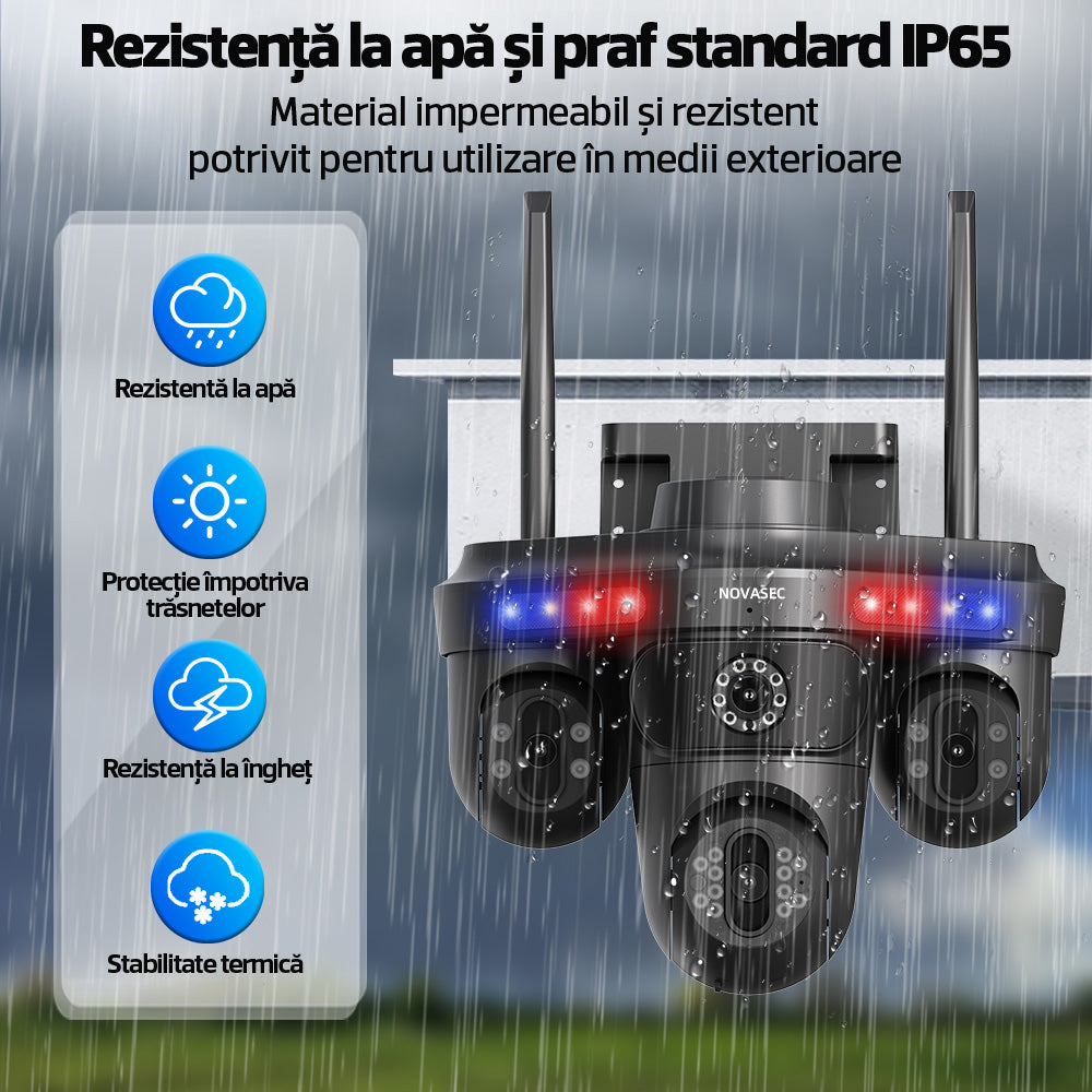 Camera de Supraveghere Cvadrupla Wireless CCTV Novasec HomeShield Plus Camera de Supraveghere Cvadrupla Wireless CCTV Novasec HomeShield Plus